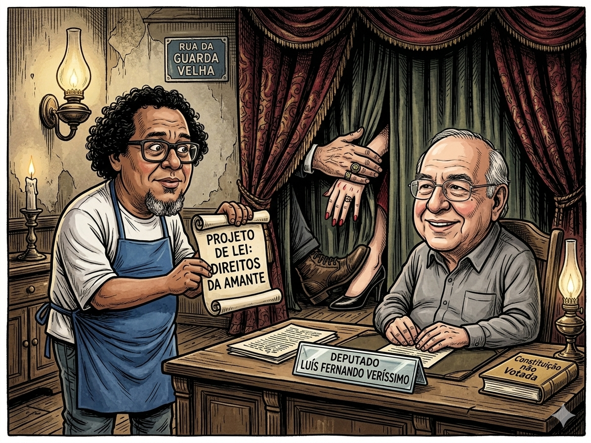 O que Veríssimo sabia sobre amantes e alguém quis regulamentar.